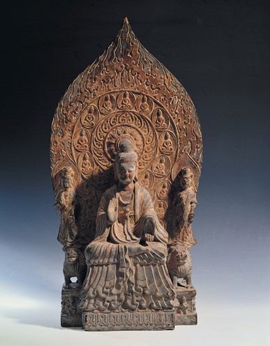 Stele of Buddhist Trinity